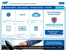 Tablet Screenshot of abp.nl